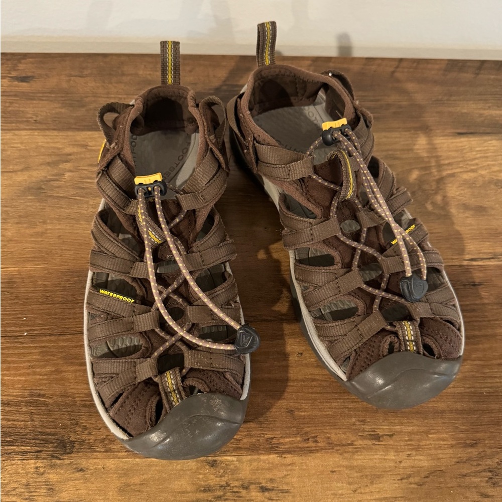 Merrell Kids Brown Adventure Sandals